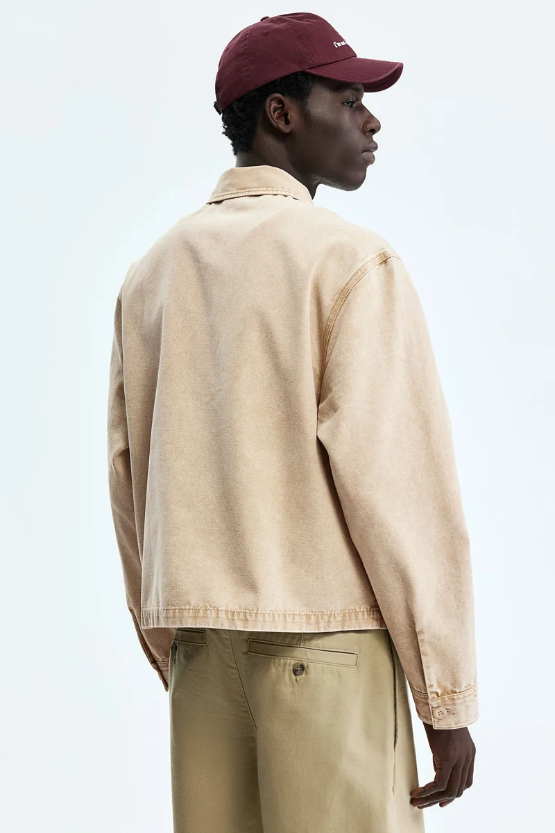 H&M Collared cotton jacket